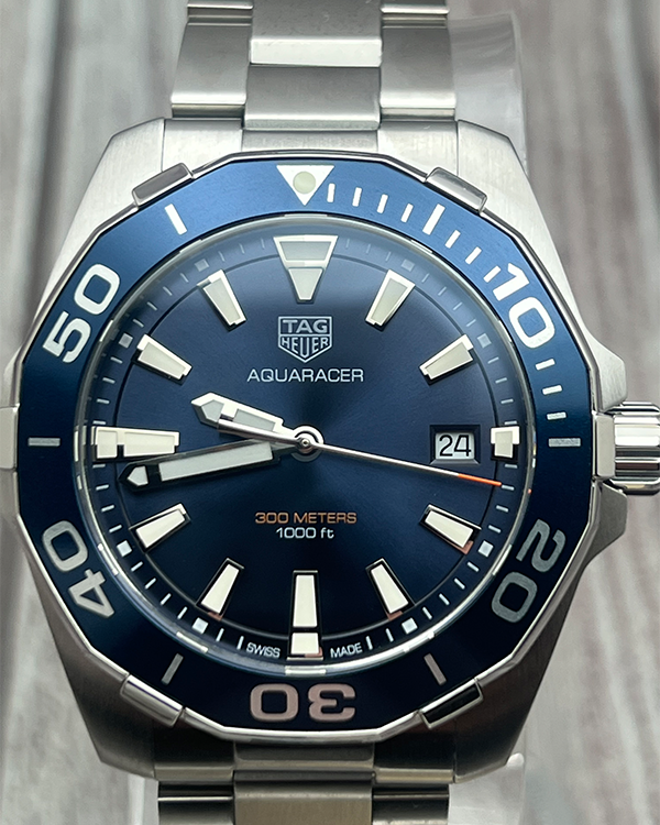 2022 TAG Heuer Aquaracer 41MM Bracelet Steel Blue Dial (WAY111C.BA0928)