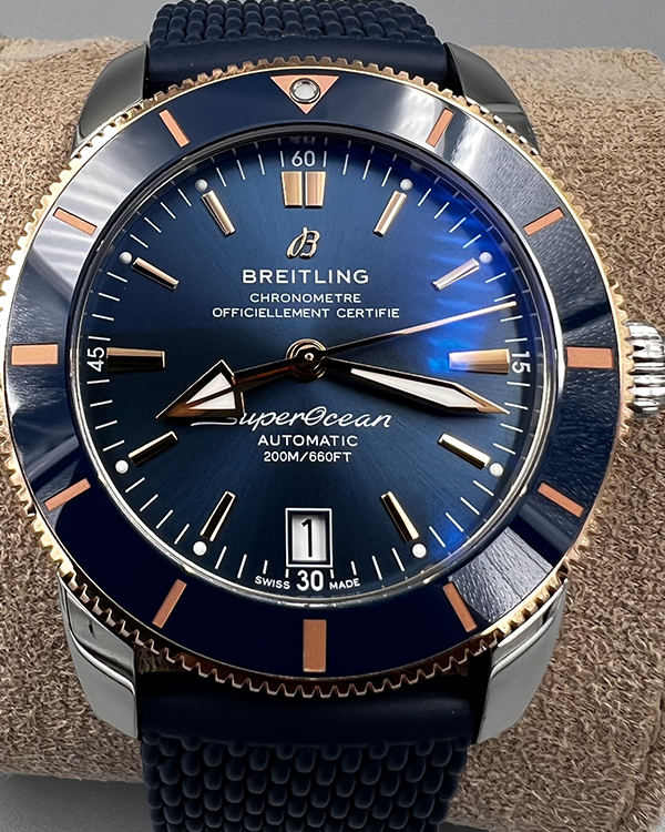 2022 Breitling Superocean Heritage B20 Steel Red Gold Blue Dial (UB2010121B1A1)