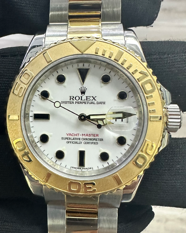 Rolex Yacht-Master 40MM White Dial Two-Tone Oyster Bracelet (16623)