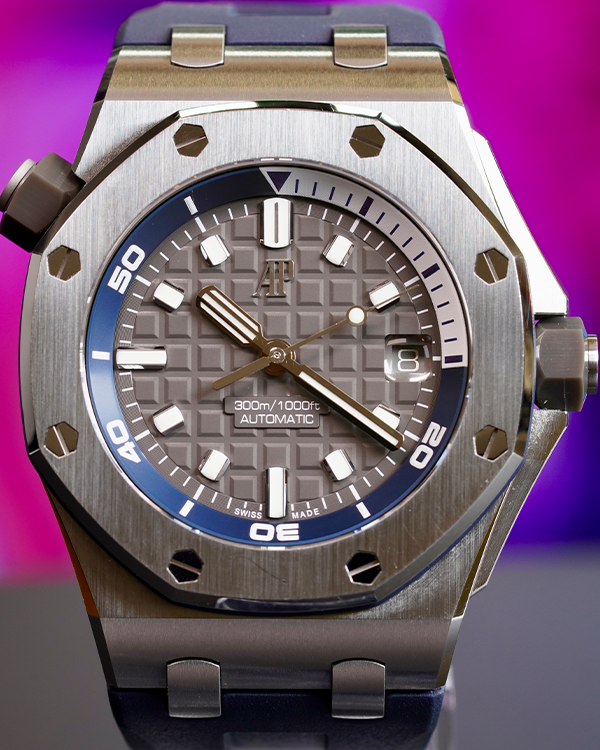 2022 Audemars Piguet Royal Oak Offshore Diver Steel Grey Dial (15720ST)