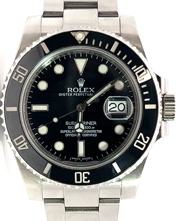2013 Rolex Submariner Date Steel Black Dial (116610)