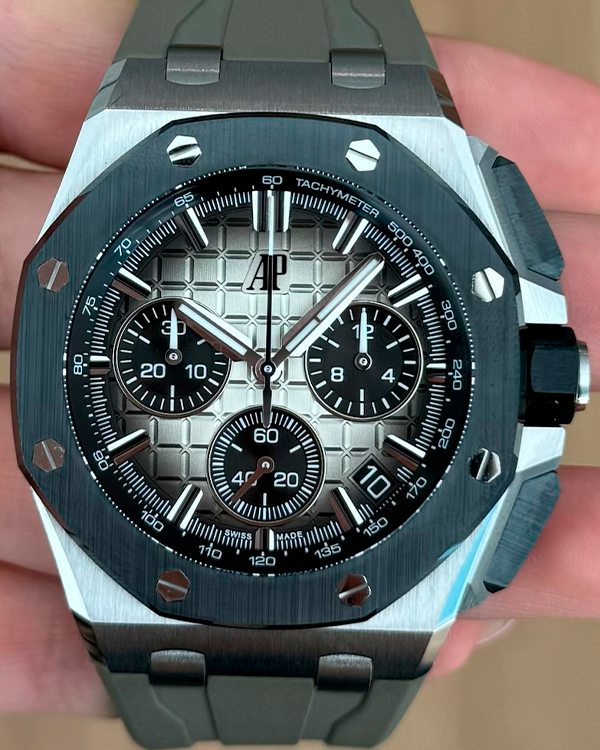 2023 Audemars Piguet Royal Oak Offshore Chronograph 43MM Brown Dial Rubber Strap (26420SO.OO.A600CA.01)