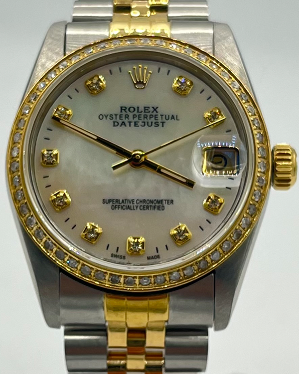 Rolex Datejust 31MM Mother of Pearl Dial Two-Tone Jubilee Bracelet (68273)