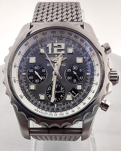 2012 Breitling Chronospace 46MM Grey Dial Steel Bracelet (A2336035/F555)