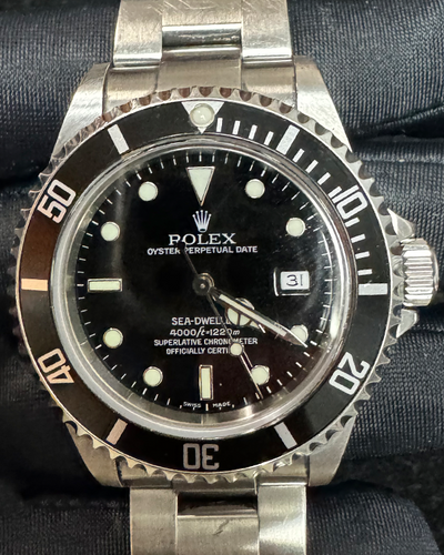 Rolex Sea-Dweller 4000 40MM Black Dial Steel Bracelet (16600)