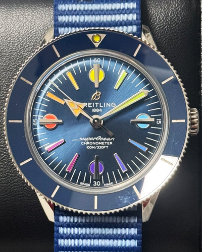 2020 Breitling Superocean Heritage '57 L.E. 42MM Blue Dial Textile Strap (A103702A1C1A1)