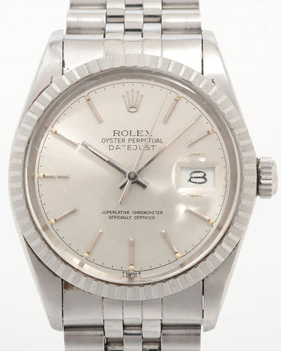 1986 Rolex Datejust 36MM Silver Dial Jubilee Bracelet (16030)