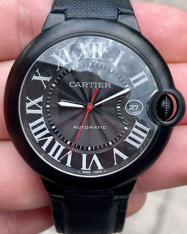 2018 Cartier Ballon Bleu Steel Black Dial (WSBB0015)