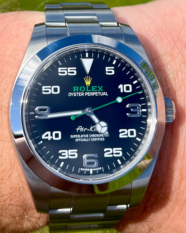 2018 Rolex Air King Oystersteel Black Dial (116900)