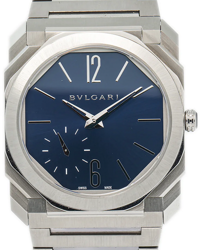 Bvlgari Octo Finissimo 40MM Blue Dial Steel Bracelet (10341)