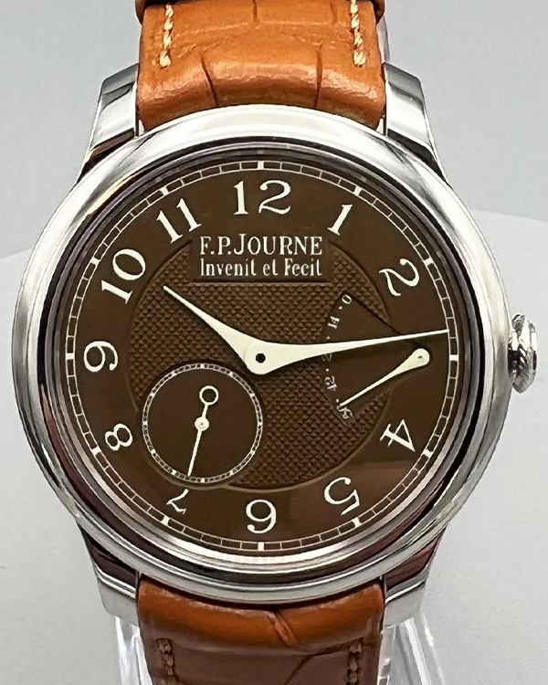 2022 F.P.Journe Souveraine 40MM Havana Guilloché Dial Leather Strap (Chronomètre Souverain)