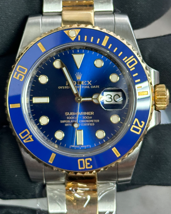 2017 Rolex Submariner Date "Bluesy" 40MM Blue Dial Two-Tone Bracelet (116613LB)