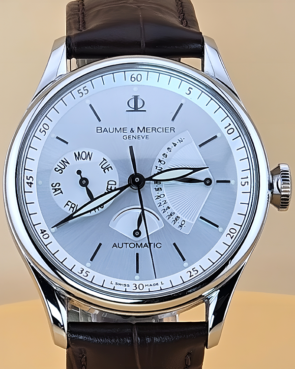 Baume & Mercier Classima L.E. 38.7MM Silver Dial Aftermarket Leather Strap (M0A08736)