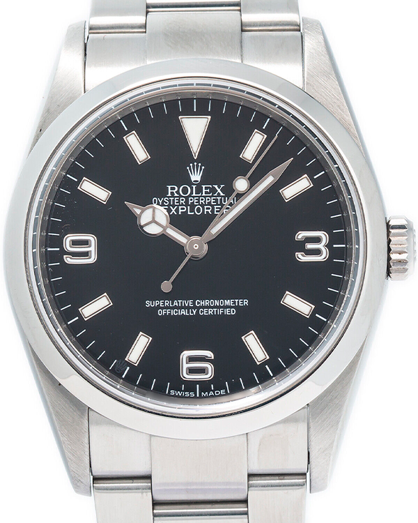 (V Serial) Rolex Explorer 36MM Black Dial Steel Bracelet (114270)