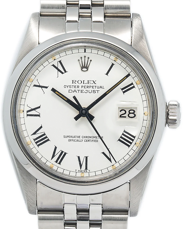 Rolex Datejust 36MM White Buckley Dial Jubilee Bracelet (16000)