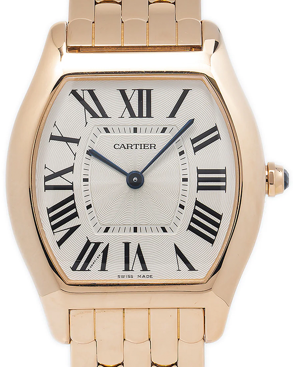 Cartier Tortue de Cartier 31MM White Dial Yellow Gold Bracelet (W1556366)