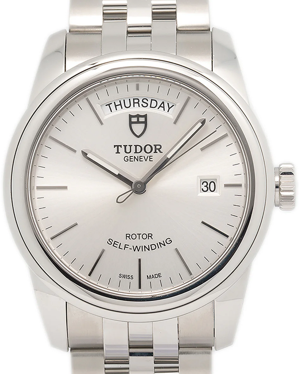 2023 Tudor Glamour Date-Day 39MM Silver Dial Steel Bracelet (56000)