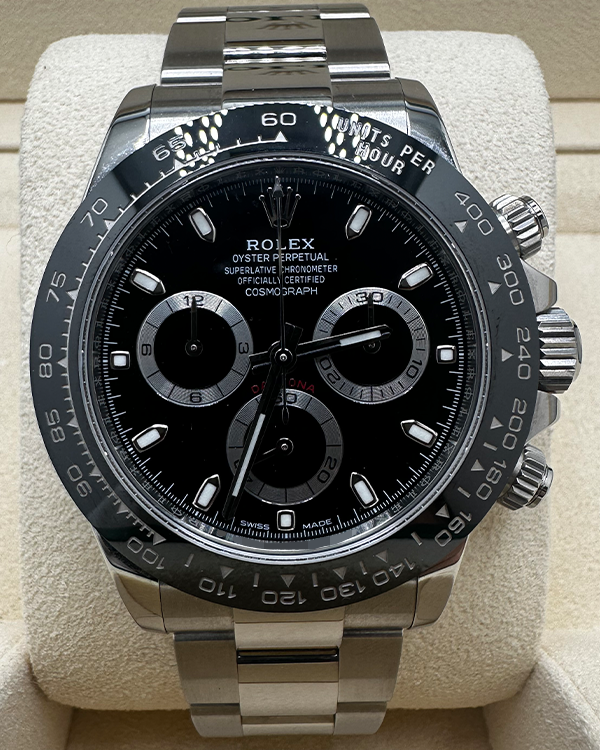 2020 Rolex Cosmograph Daytona Oystersteel Black Dial (116500LN)