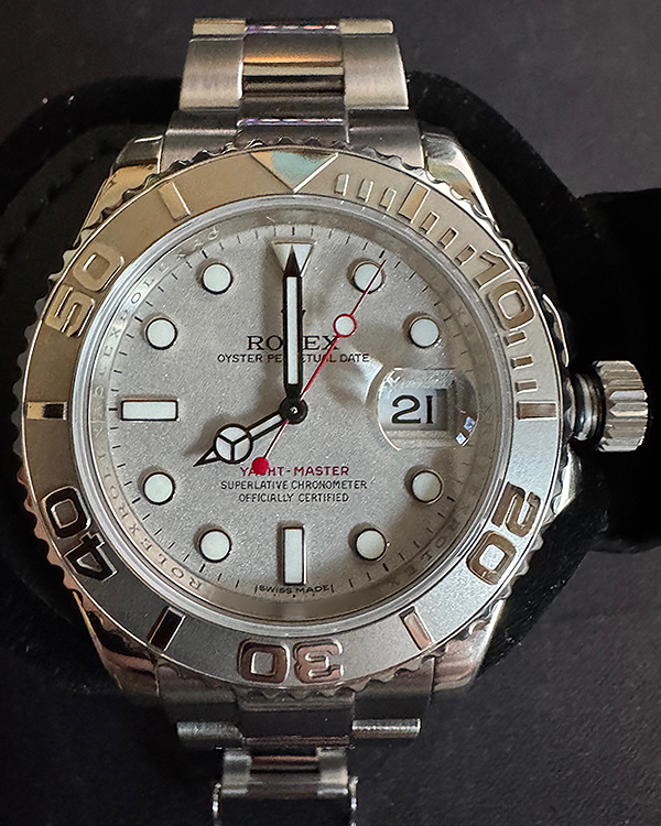 2010 Rolex Yacht-Master 40MM Silver Dial Oyster Bracelet (16622)