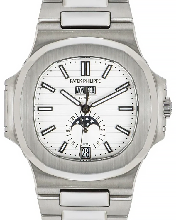 2013 Patek Philippe Nautilus 40MM White Dial Steel Bracelet (5726)