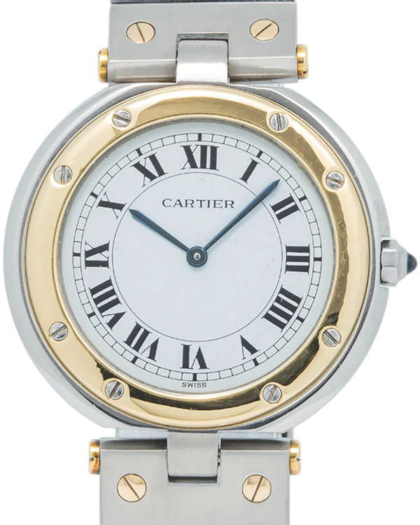 Cartier Santos Ronde 32MM Quartz White Dial Steel Bracelet (8191)