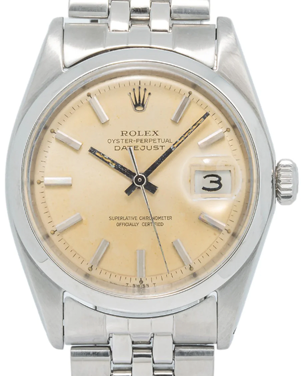 Rolex Datejust 36MM Silver Dial Steel Jubilee Bracelet (1600)