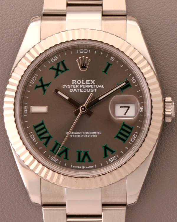 Rolex Datejust 41MM Slate Dial Oystersteel Bracelet (126334)