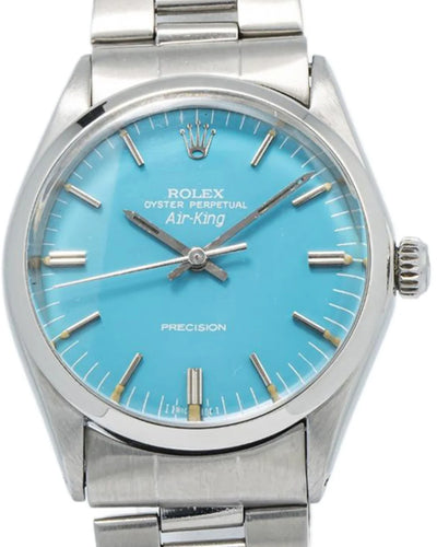 Rolex Air-King 34MM Turquoise Dial Oyster Bracelet (14000)