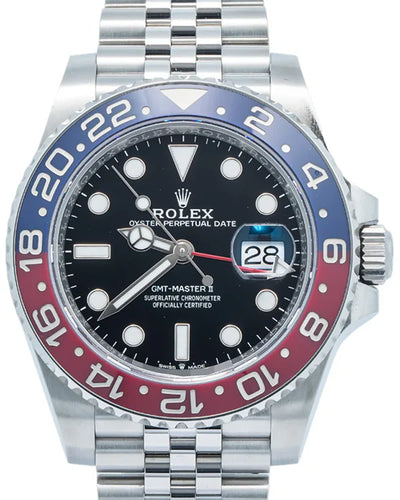 2023 Rolex GMT-Master II "Pepsi" 40MM Black Dial Jubilee Bracelet (126710BLRO)