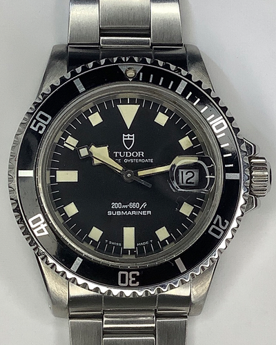 1972 (7.8K Serial) Tudor Submariner 40MM Service Black Dial Steel Bracelet (7021/0)