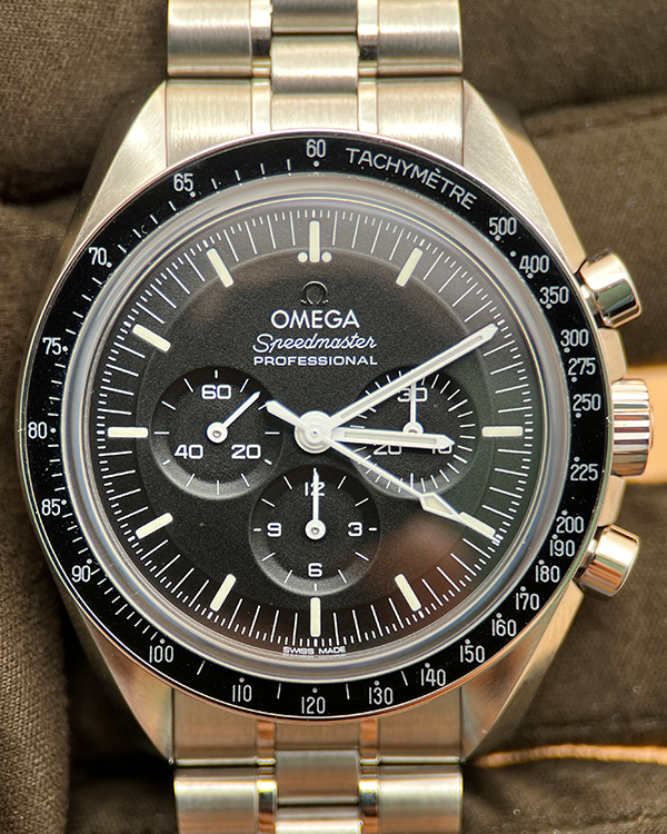 2024 Omega Speedmaster Professional Moonwatch 42MM Black Dial Steel Bracelet (310.30.42.50.01.002)