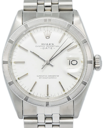 Rolex Oyster Perpetual Date 34MM White Dial Jubilee Bracelet (1501)