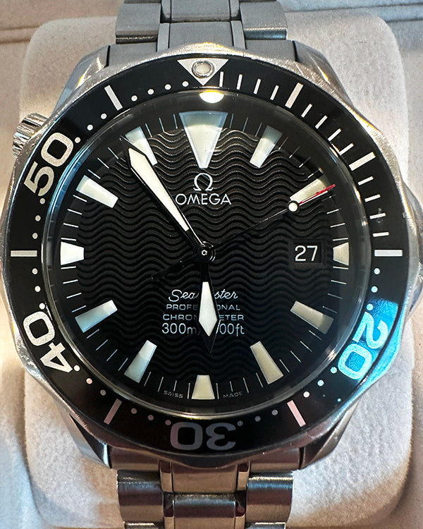 2006 Omega Seamaster Diver 300M 41MM Black Dial Steel Bracelet (2254.50.00)