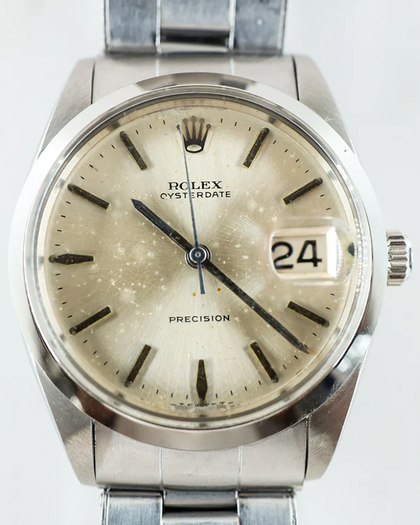 1966 (1.523 mill. Serial) Rolex Oyster Precision 34MM Silver Dial Oyster Bracelet (6694)