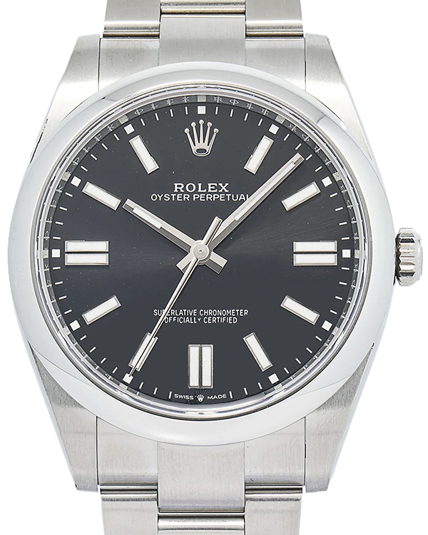 2023 Rolex Oyster Perpetual 41MM Black Dial Steel Bracelet (124300)