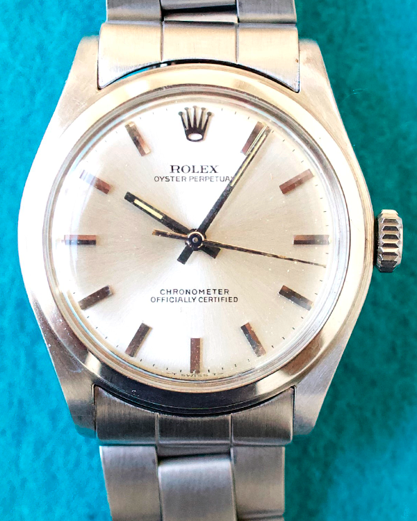 Rolex Oyster Perpetual Vintage 34MM Silver Dial Oyster Bracelet (6106)