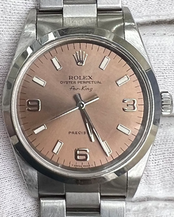 Rolex Air King 34MM Oystersteel Salmon Dial (14000)