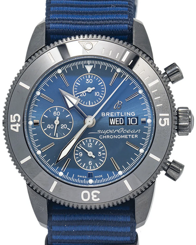 Breitling Superocean Heritage "Outerknown" 44MM Blue Dial Textile Strap (M13313)