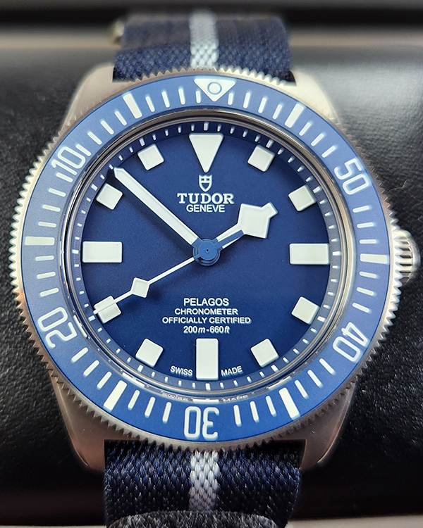 2024 Tudor Pelagos 42MM Blue Dial Textile Strap (25707B/24)