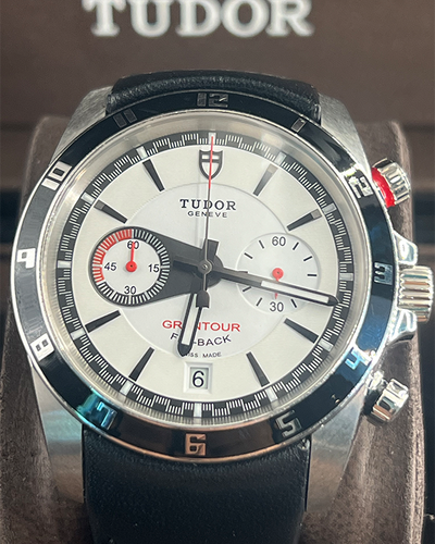 2014 Tudor Grantour Chrono Fly-Back 42MM Strap White Dial (20550N)