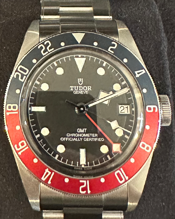 2022 Tudor Black Bay GMT "Pepsi" 41MM Black Dial Steel Bracelet (79830RB)