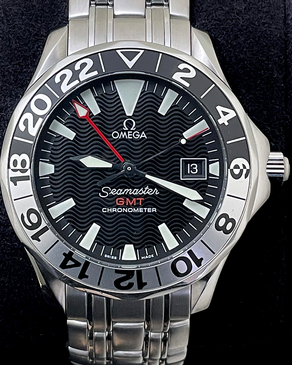 Omega Seamaster 300 GMT "50th Anniversary" 41MM Black Dial Steel Bracelet (2534.50)