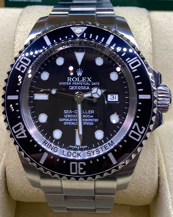 2014 Rolex Sea-Dweller Deepsea 44MM Black Dial Steel Bracelet (116660)