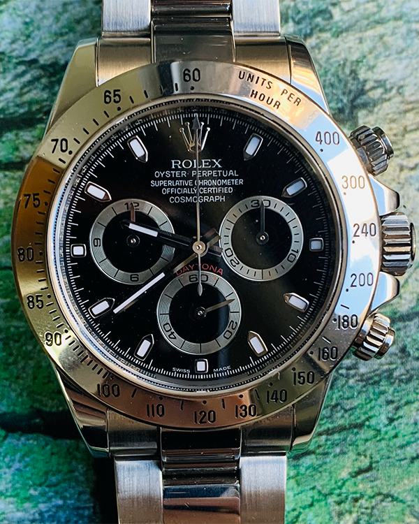 2008 (M Serial) Rolex Cosmograph Daytona 40MM Black Dial Oyster Bracelet (116520)