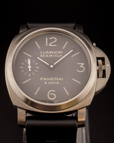 2019 Panerai Luminor Marina 8 Days Limited Edition 44MM Brown Dial Rubber Strap (PAM00564)