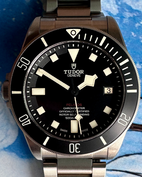 2023 Tudor Pelagos 42MM Black Dial Titanium Bracelet (25610TNL)