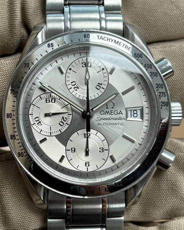 Omega Speedmaster Date 39MM Silver Dial Steel Bracelet (3513.30.00)