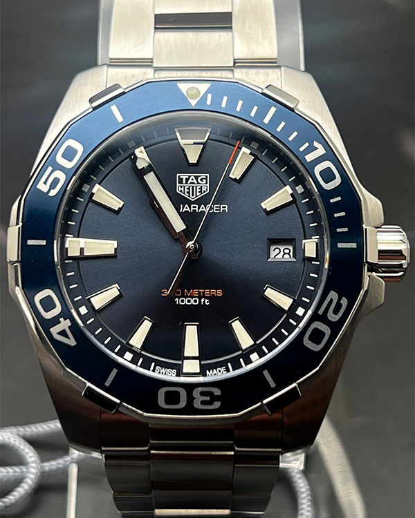 2021 TAG Heuer Aquaracer 41MM Quartz Steel Blue Dial (WAY111C.BA0928)