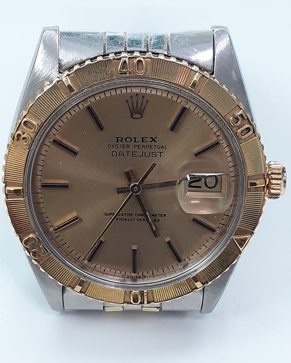 Rolex Datejust Turn-O-Graph 36MM Champagne Dial Two-Tone Jubilee Bracelet (1625)