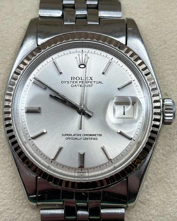 1967 Rolex Datejust 36MM Silver Dial Jubilee Bracelet (1601)